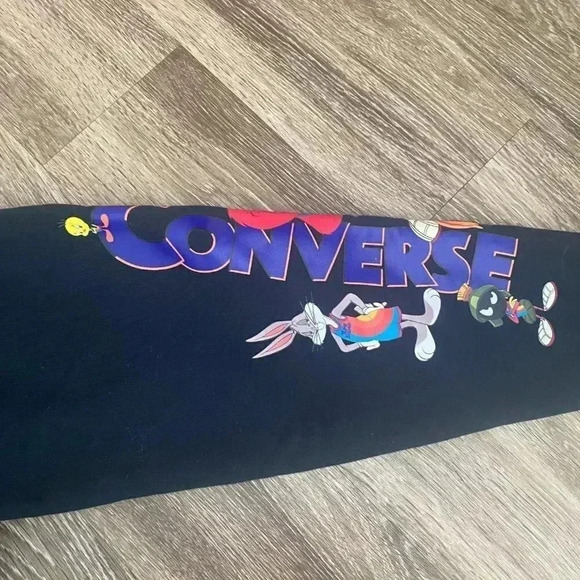 Mens Converse "A New Legacy x Space Jam" Black Hoodie - M - Picture 4 of 9